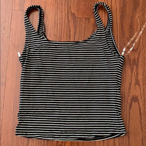 Fashion Nova Square Neck Cropped Tank - Picture 2 of 2